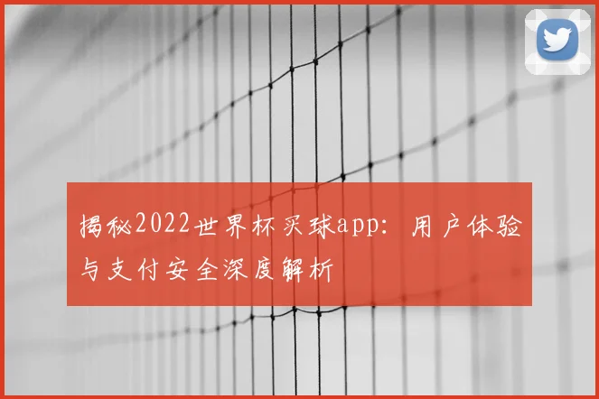 揭秘2022世界杯买球app：用户体验与支付安全深度解析